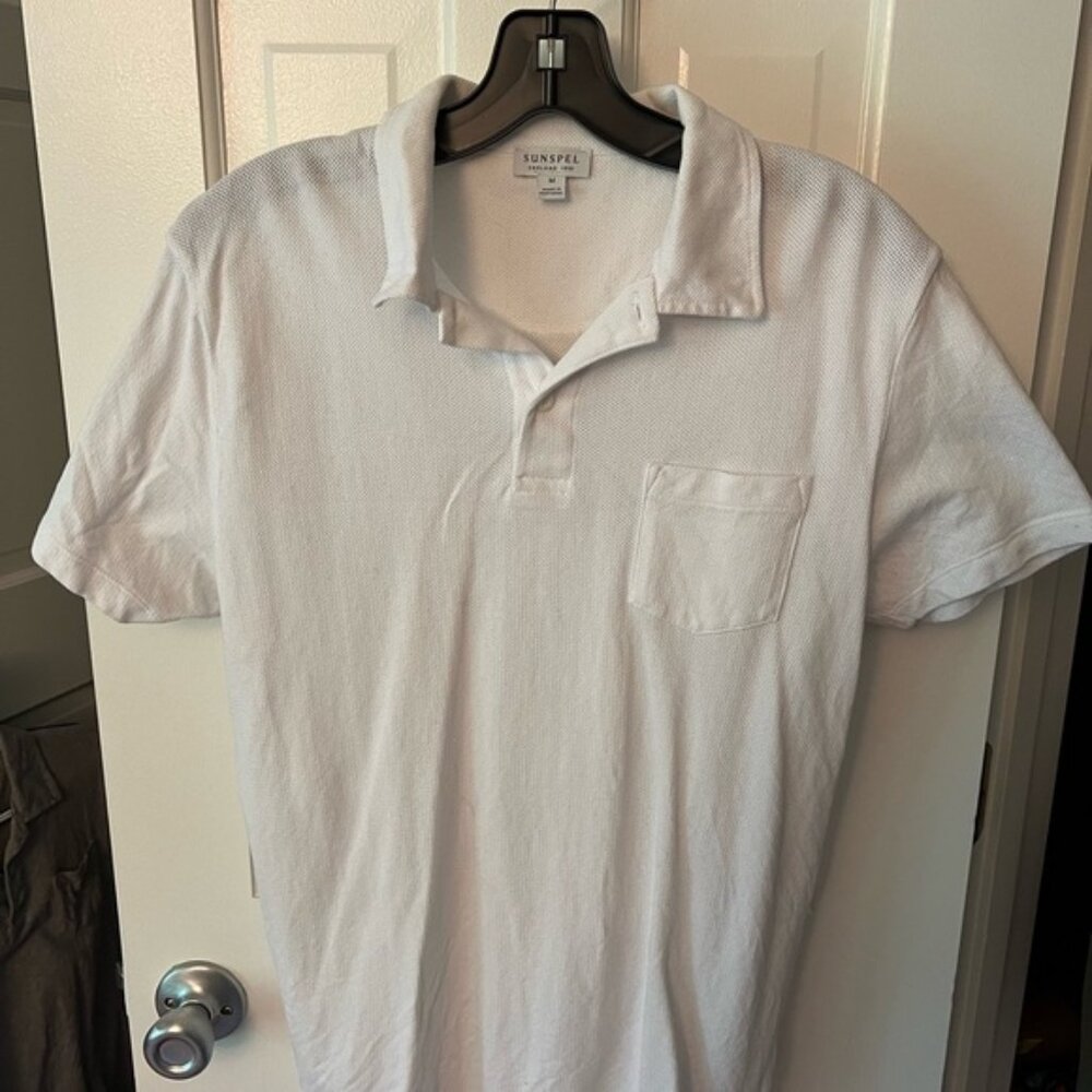 Sunspel Riviera Polo shirt - White